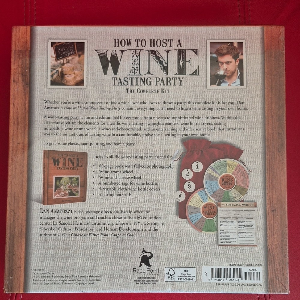 Wine Tasting Party Kit New In Packaging! - Picture 2 of 8